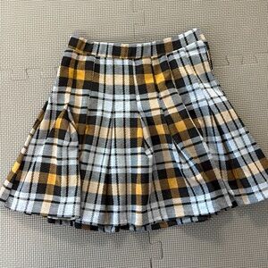 Alter’d State Plaid Pleated Skirt
